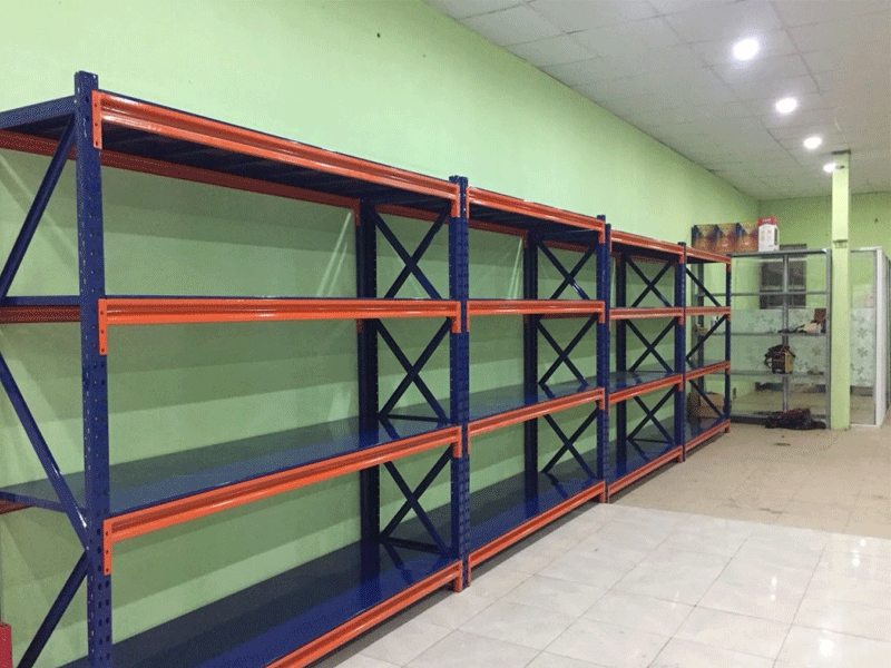 Gia công giá để hàng thép sơn tĩnh điện theo yêu cầu