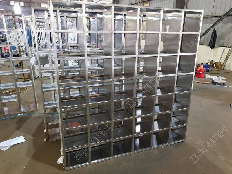 Xưởng cơ khí gia công tủ giày inox uy tín chất lượng cao tại Hà Nội