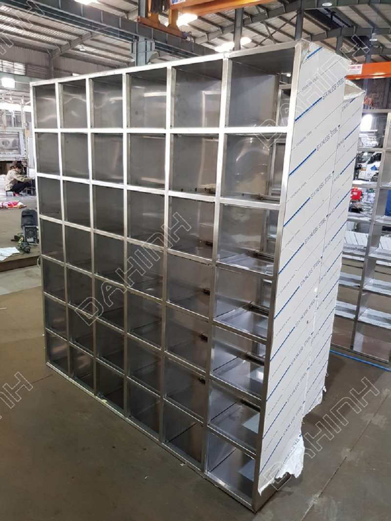 Xưởng cơ khí gia công tủ giày inox uy tín chất lượng cao tại Hà Nội