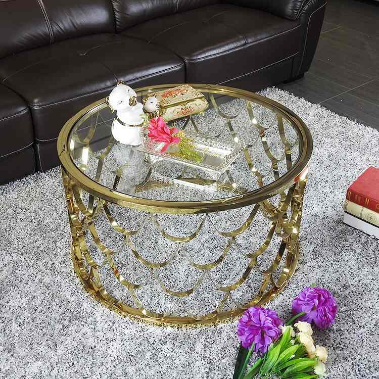 bàn trà inox mạ pvd tại hà nội