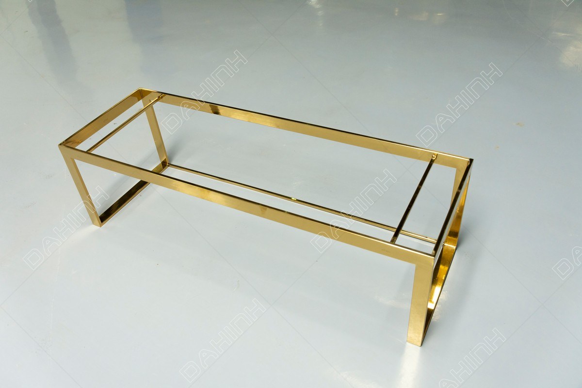khung kệ inox mạ vàng tại mạ pvd inox đa hình