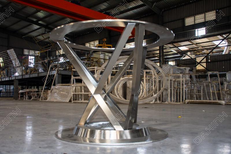 Khung bàn trà inox Mạ PVD gia công tại Đa Hình