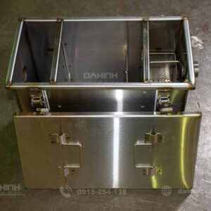 Gia công Bể tách mỡ, bể lọc rác inox