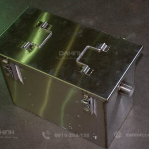 Gia công Bể tách mỡ, bể lọc rác inox