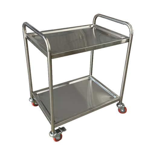 Sản xuất xe đẩy inox 2 tầng