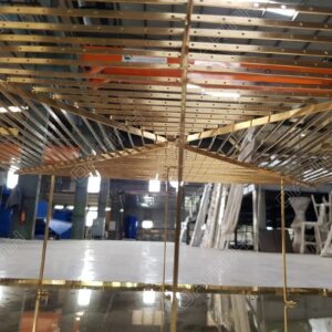 khung inox mạ vàng